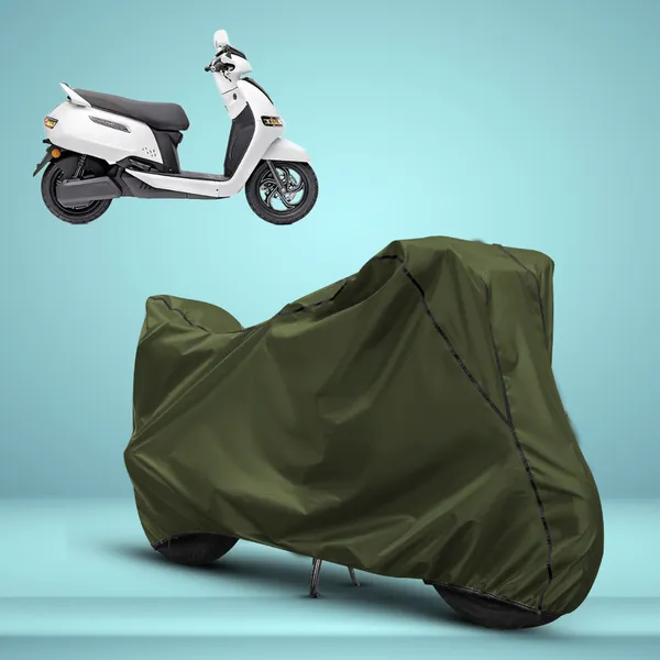 Stylish_Olive_Green_Water_Resistant_Dustproof_UV_&_Heat_Resistant_Multicolor_Piping_Bike_Scooter_Scooty_Cover_Compatible_with_TVS_iQube