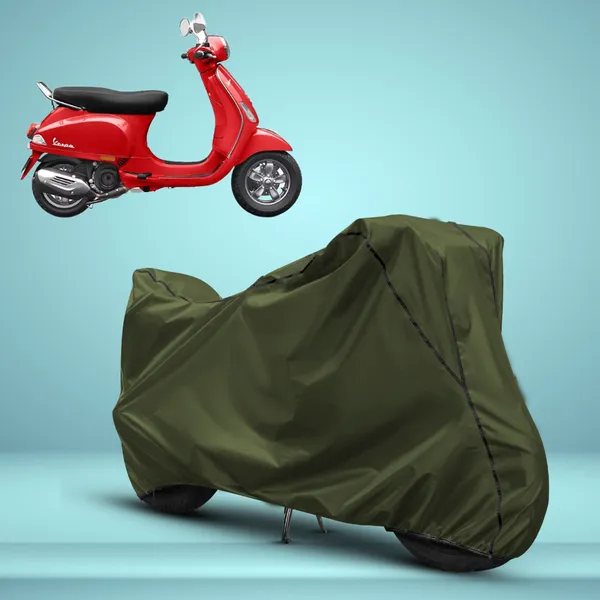 Stylish_Olive_Green_Water_Resistant_Dustproof_UV_&_Heat_Resistant_Multicolor_Piping_Bike_Scooter_Scooty_Cover_Compatible_with_Vespa_125