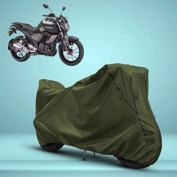 Stylish_Olive_Green_Water_Resistant_Dustproof_UV_&_Heat_Resistant_Multicolor_Piping_Bike_Scooter_Scooty_Cover_Compatible_with_Yamaha_FZ_FI