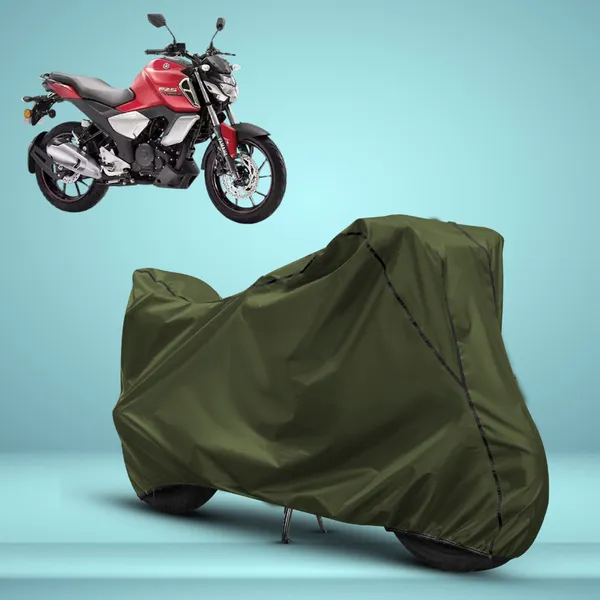 Stylish_Olive_Green_Water_Resistant_Dustproof_UV_&_Heat_Resistant_Multicolor_Piping_Bike_Scooter_Scooty_Cover_Compatible_with_Yamaha_FZ_S_FI