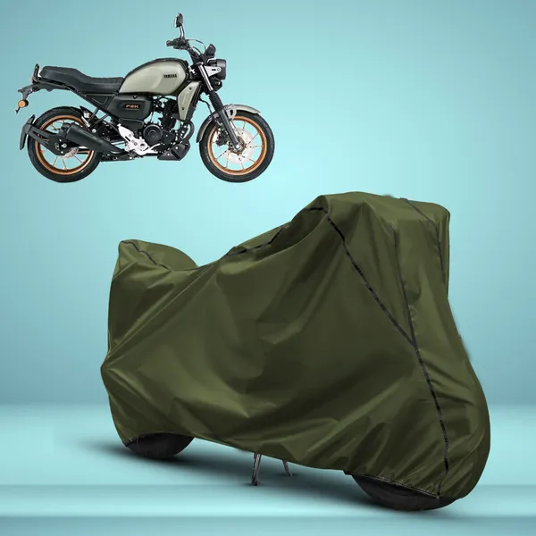 Stylish_Olive_Green_Water_Resistant_Dustproof_UV_&_Heat_Resistant_Multicolor_Piping_Bike_Scooter_Scooty_Cover_Compatible_with_Yamaha_FZ_X_Hybrid