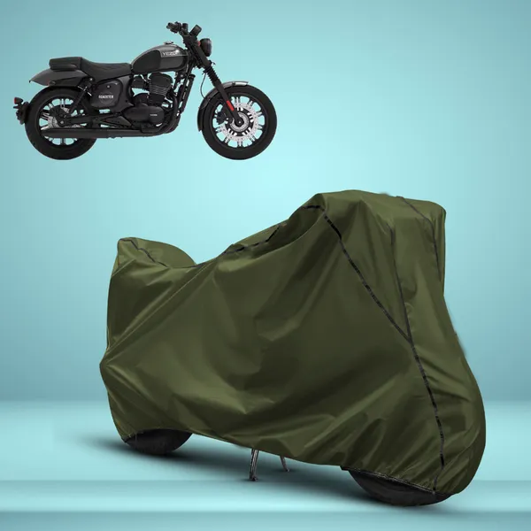 Stylish_Olive_Green_Water_Resistant_Dustproof_UV_&_Heat_Resistant_Multicolor_Piping_Bike_Scooter_Scooty_Cover_Compatible_with_Yezdi_Roadster