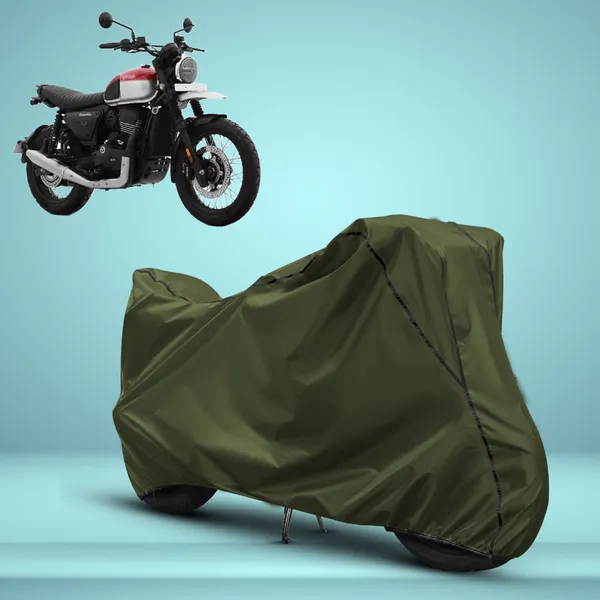 Stylish_Olive_Green_Water_Resistant_Dustproof_UV_&_Heat_Resistant_Multicolor_Piping_Bike_Scooter_Scooty_Cover_Compatible_with_Yezdi_Scrambler