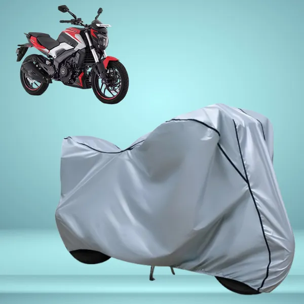 Stylish_Silver_Water_Resistant_Dustproof_UV_&_Heat_Resistant_Multicolor_Piping_Bike_Scooter_Scooty_Cover_Compatible_with_Bajaj_Dominar_250