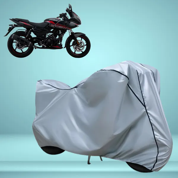Stylish_Silver_Water_Resistant_Dustproof_UV_&_Heat_Resistant_Multicolor_Piping_Bike_Scooter_Scooty_Cover_Compatible_with_Bajaj_Pulsar_220_F