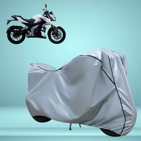 Stylish_Silver_Water_Resistant_Dustproof_UV_&_Heat_Resistant_Multicolor_Piping_Bike_Scooter_Scooty_Cover_Compatible_with_Bajaj_Pulsar_N160