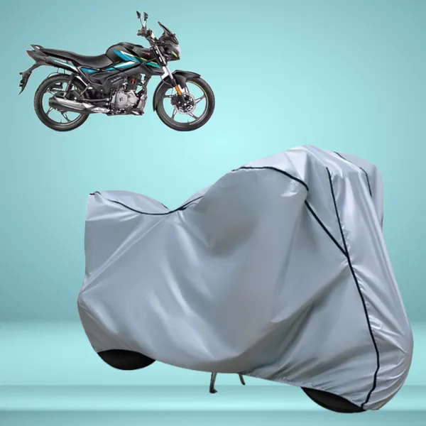Stylish_Silver_Water_Resistant_Dustproof_UV_&_Heat_Resistant_Multicolor_Piping_Bike_Scooter_Scooty_Cover_Compatible_with_Hero_Glamour_X_125