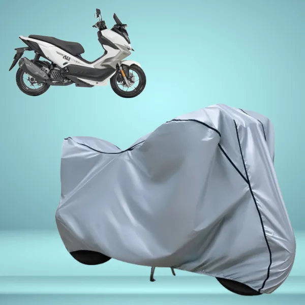 Stylish_Silver_Water_Resistant_Dustproof_UV_&_Heat_Resistant_Multicolor_Piping_Bike_Scooter_Scooty_Cover_Compatible_with_Hero_Xoom_160