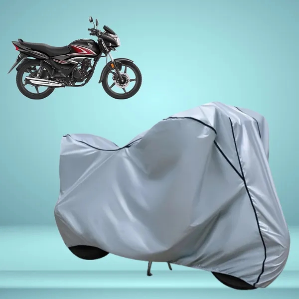 Stylish_Silver_Water_Resistant_Dustproof_UV_&_Heat_Resistant_Multicolor_Piping_Bike_Scooter_Scooty_Cover_Compatible_with_Honda_Shine