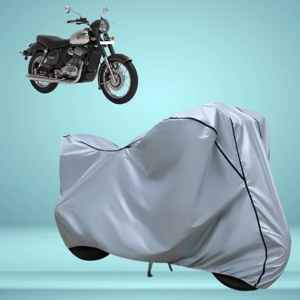 Stylish_Silver_Water_Resistant_Dustproof_UV_&_Heat_Resistant_Multicolor_Piping_Bike_Scooter_Scooty_Cover_Compatible_with_Jawa_350