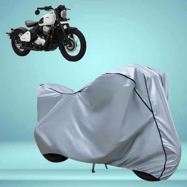 Stylish_Silver_Water_Resistant_Dustproof_UV_&_Heat_Resistant_Multicolor_Piping_Bike_Scooter_Scooty_Cover_Compatible_with_Jawa_42_Bobber