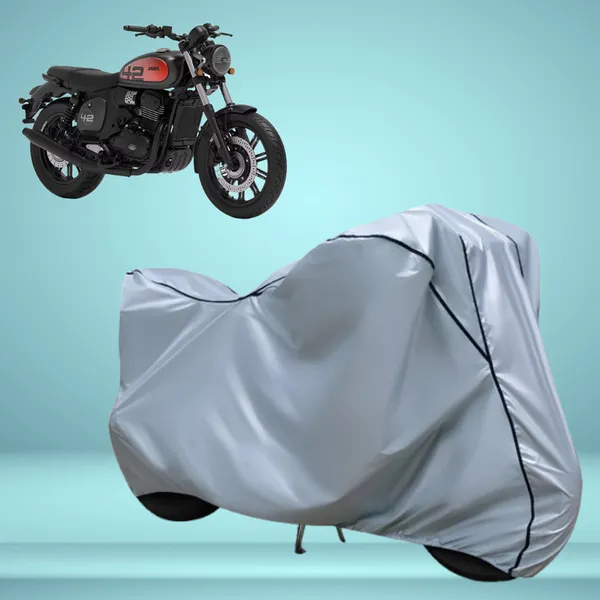 Stylish_Silver_Water_Resistant_Dustproof_UV_&_Heat_Resistant_Multicolor_Piping_Bike_Scooter_Scooty_Cover_Compatible_with_Jawa_42_FJ