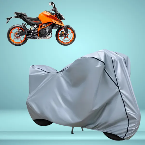 Stylish_Silver_Water_Resistant_Dustproof_UV_&_Heat_Resistant_Multicolor_Piping_Bike_Scooter_Scooty_Cover_Compatible_with_KTM_390_Duke