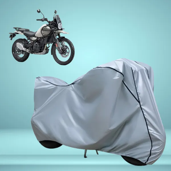 Stylish_Silver_Water_Resistant_Dustproof_UV_&_Heat_Resistant_Multicolor_Piping_Bike_Scooter_Scooty_Cover_Compatible_with_Royal_Enfield_Himalayan_450