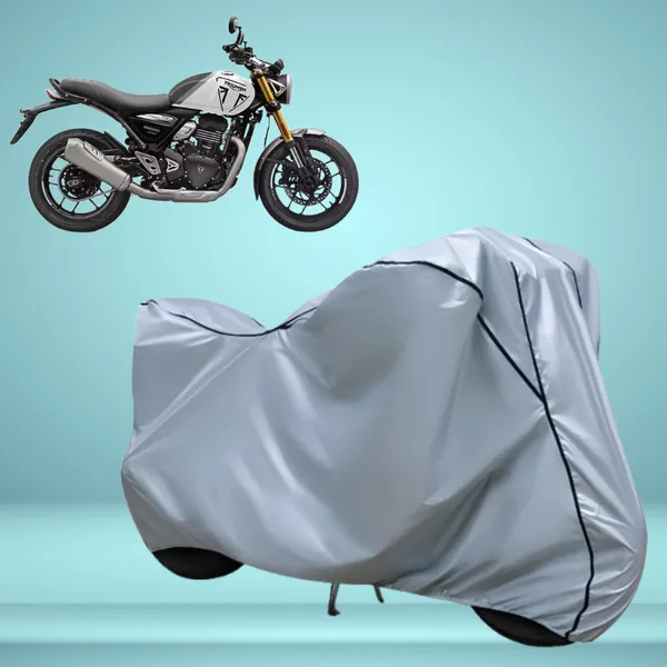 Stylish_Silver_Water_Resistant_Dustproof_UV_&_Heat_Resistant_Multicolor_Piping_Bike_Scooter_Scooty_Cover_Compatible_with_Triumph_Speed_400