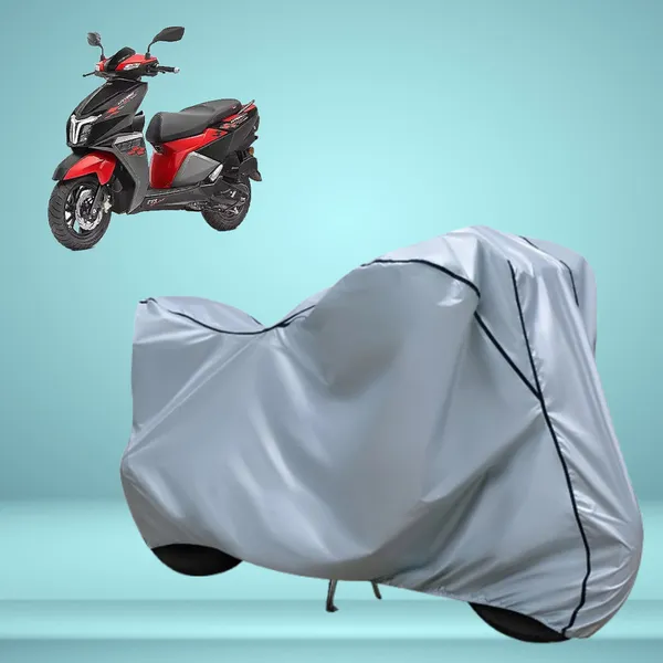 Stylish_Silver_Water_Resistant_Dustproof_UV_&_Heat_Resistant_Multicolor_Piping_Bike_Scooter_Scooty_Cover_Compatible_with_TVS_Ntorq_125