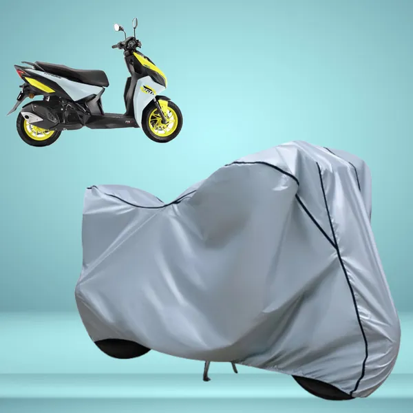 Stylish_Silver_Water_Resistant_Dustproof_UV_&_Heat_Resistant_Multicolor_Piping_Bike_Scooter_Scooty_Cover_Compatible_with_TVS_Ntorq_150