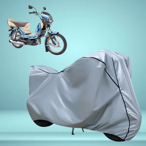 Stylish_Silver_Water_Resistant_Dustproof_UV_&_Heat_Resistant_Multicolor_Piping_Bike_Scooter_Scooty_Cover_Compatible_with_TVS_XL_100_Comfort