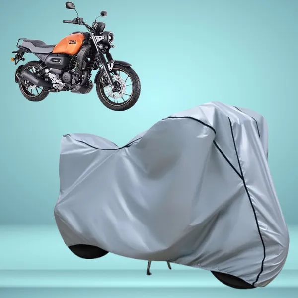 Stylish_Silver_Water_Resistant_Dustproof_UV_&_Heat_Resistant_Multicolor_Piping_Bike_Scooter_Scooty_Cover_Compatible_with_Yamaha_FZ_X