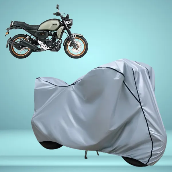 Stylish_Silver_Water_Resistant_Dustproof_UV_&_Heat_Resistant_Multicolor_Piping_Bike_Scooter_Scooty_Cover_Compatible_with_Yamaha_FZ_X_Hybrid