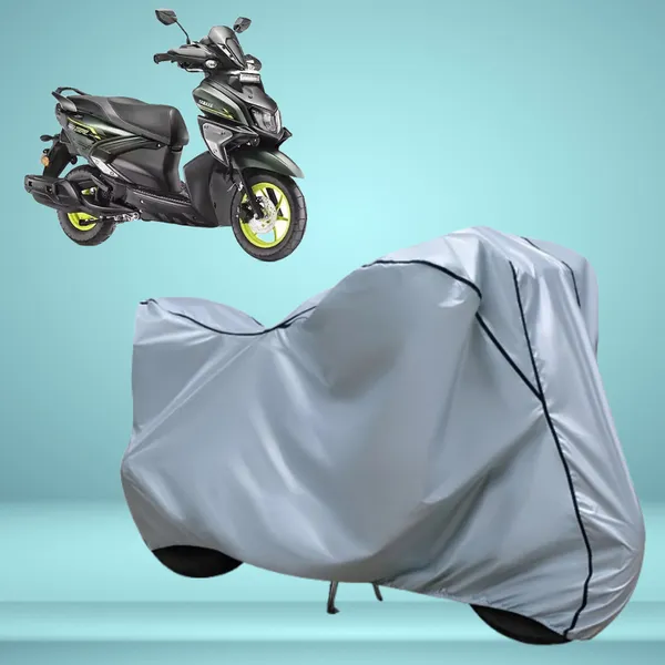 Stylish_Silver_Water_Resistant_Dustproof_UV_&_Heat_Resistant_Multicolor_Piping_Bike_Scooter_Scooty_Cover_Compatible_with_Yamaha_Ray_ZR_125