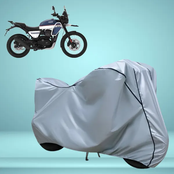 Stylish_Silver_Water_Resistant_Dustproof_UV_&_Heat_Resistant_Multicolor_Piping_Bike_Scooter_Scooty_Cover_Compatible_with_Yezdi_Adventure