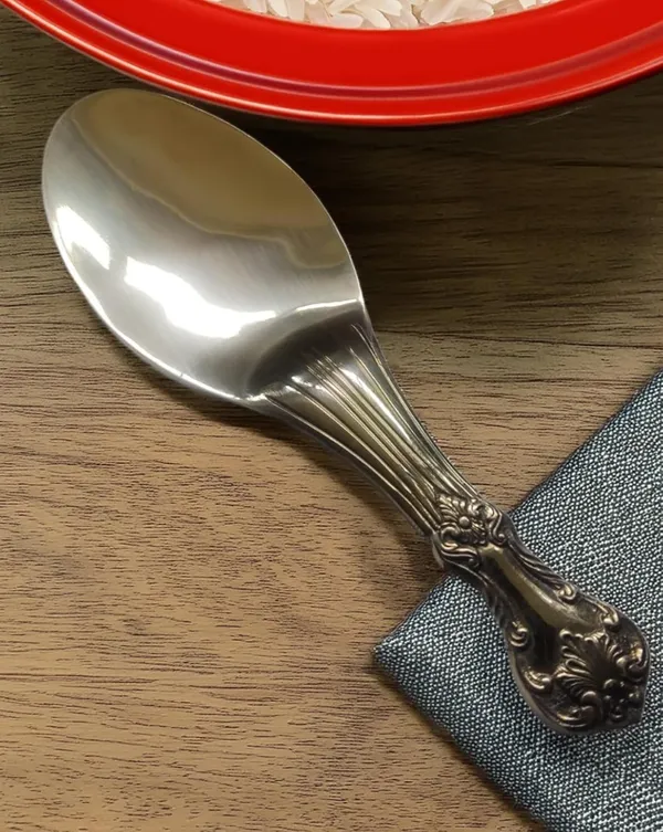 Golden_Table_Rice_Serving_Spoon_Of_Brass