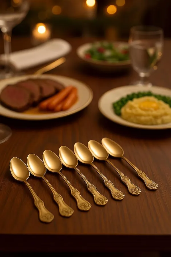 Golden_Pure_Brass_Dessert_Spoon_(7_Inch)_(Set_Of_6)