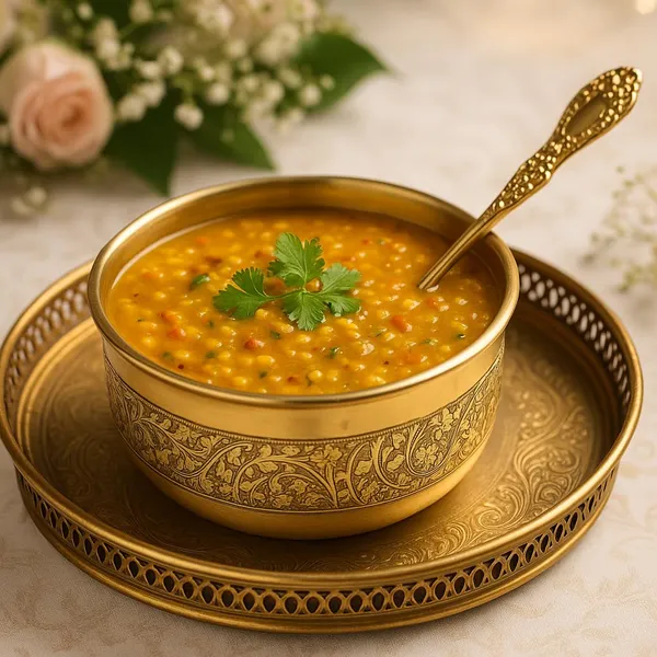 Golden_Brass_Katori_And_Spoon_Set
