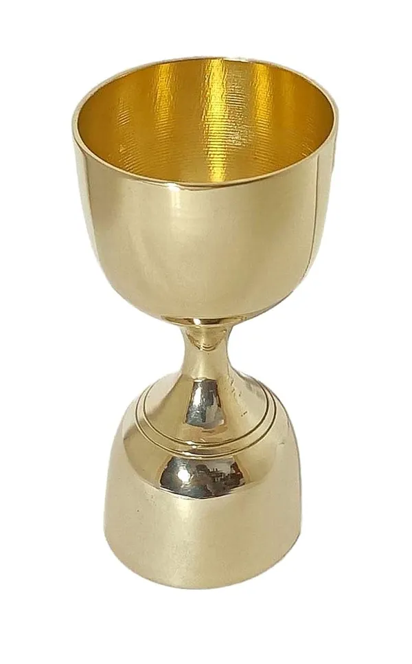 Golden_Brass_Plain_Peg_Measure_30_Ml/_60_Ml