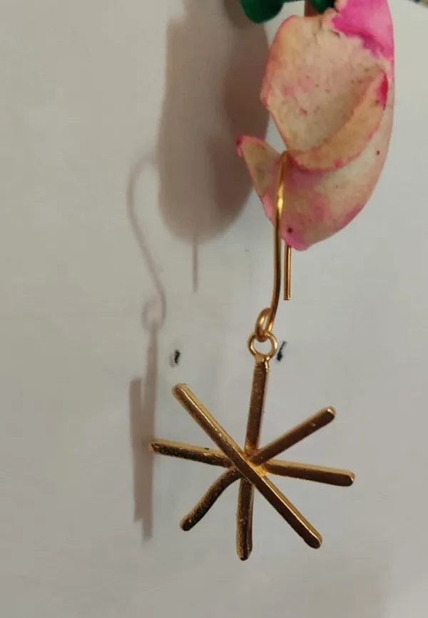 Gold-Toned_Starburst_Dangle_Earrings_For_Women