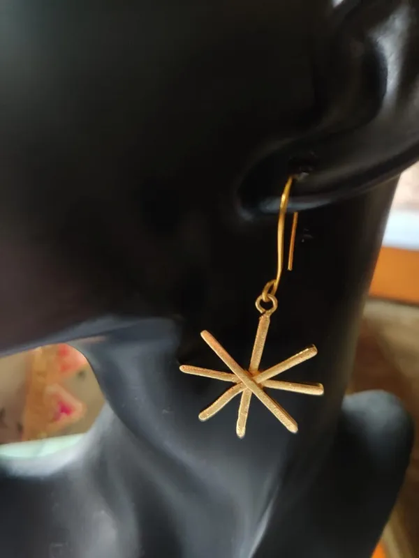 Gold-Toned_Starburst_Dangle_Earrings_For_Women