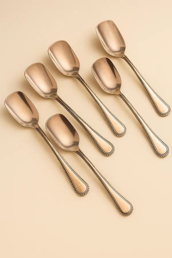Golden_Brass_Versatile_Ice_Cream,_Dessert_Spoon_(Set_Of_6)