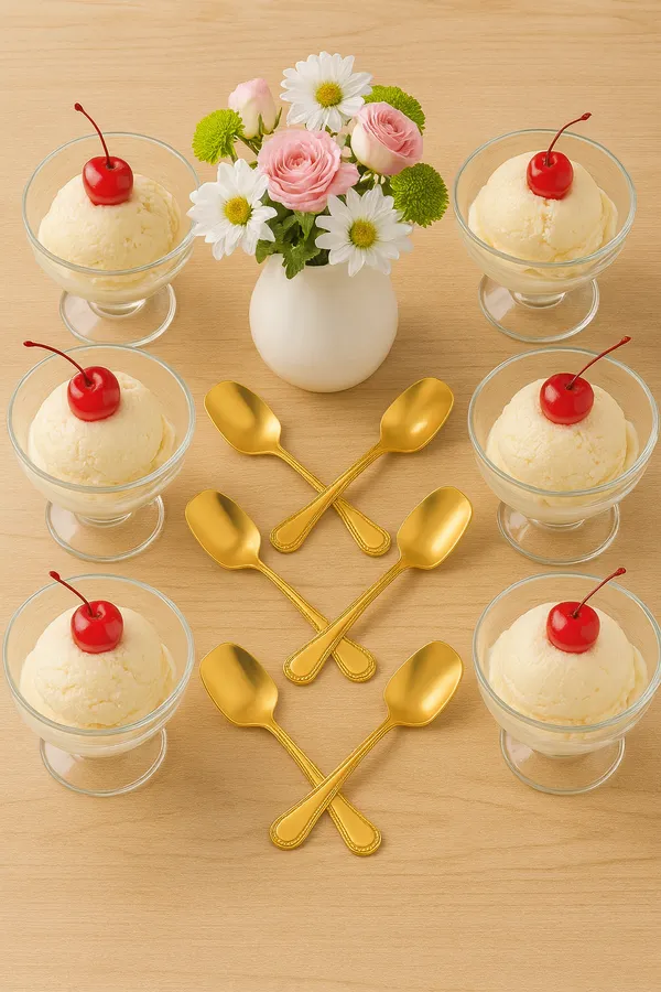 Golden_Brass_Versatile_Ice_Cream,_Dessert_Spoon_(Set_Of_6)
