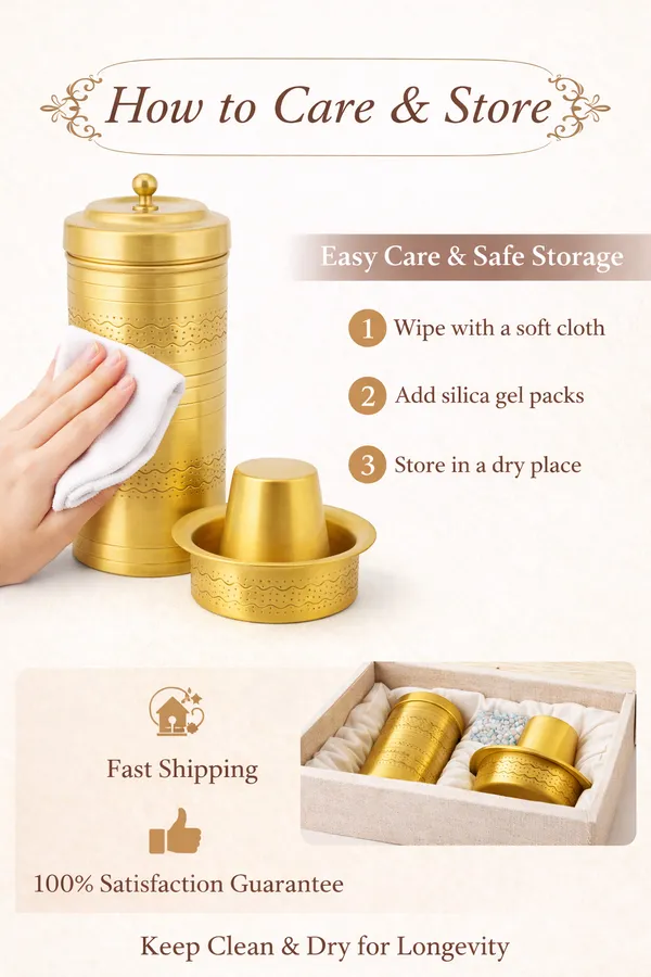 Golden_Traditional_Brass_Coffee_Filter_And_2_Dabra_(Cups_And_Saucers)_Set