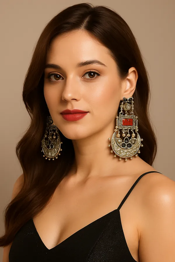 Turrquoise_Blue_Stones_&_Beads,_Traditional_Dangle_Earring_Jhumka_For_Women