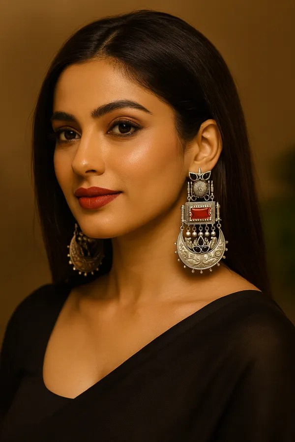 Turrquoise_Blue_Stones_&_Beads,_Traditional_Dangle_Earring_Jhumka_For_Women