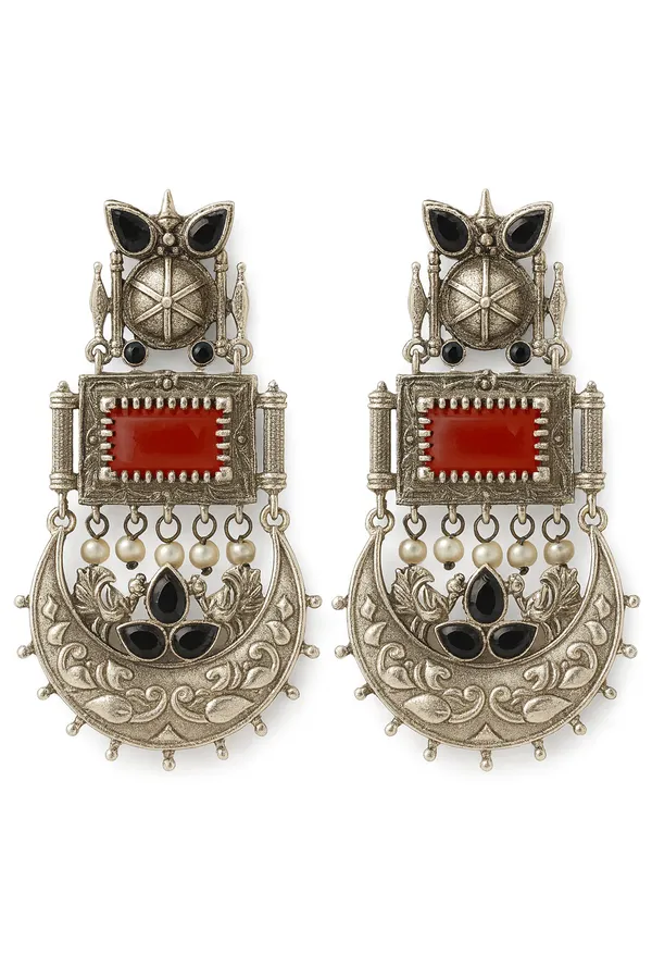 Turrquoise_Blue_Stones_&_Beads,_Traditional_Dangle_Earring_Jhumka_For_Women