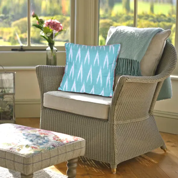 Aqua_Blue_Ikkat_Pattern_Cotton_Cushion_Cover_(Rustic_Charm)_(Pack_Of_2)