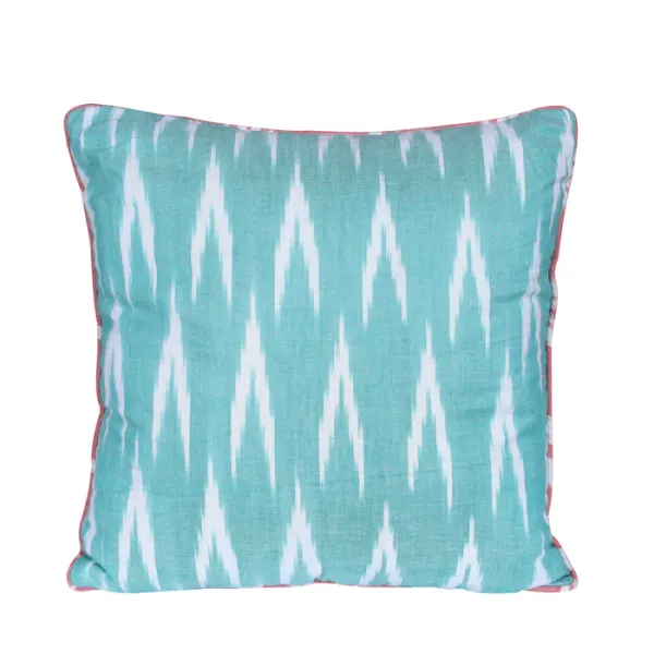Aqua_Blue_Ikkat_Pattern_Cotton_Cushion_Cover_(Rustic_Charm)_(Pack_Of_2)