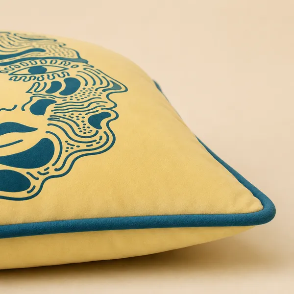 Premium_Polyester_Velvet_Abstract_Face_Printed_Cushion_Cover_|_Modern_Decorative_Throw_Pillow_Cover_|_Lime_Beige_|_16_x_16_Inch