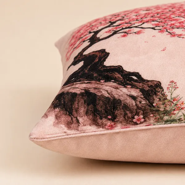 Premium_Polyester_Velvet_Floral_Bicycle_Printed_Cushion_Cover_|_Cherry_Blossom_Decorative_Throw_Pillow_Cover_|_Blush_Pink_|_16_x_16_Inch