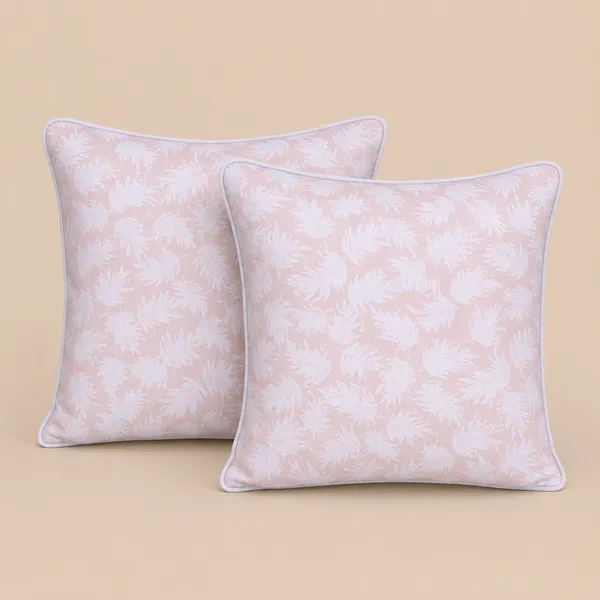 Peach_&_White_Printed_Natural_Cushion_Cover_(Cozy_Haven)_(Pack_Of_2)