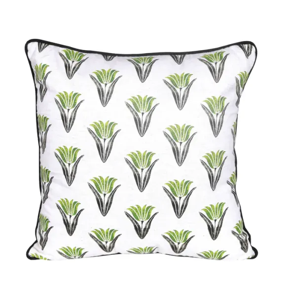 Green,_Black_&_White_Floral_Printed_Cotton_Cushion_Cover_(Celestial_Comfort)_(Pack_Of_2)