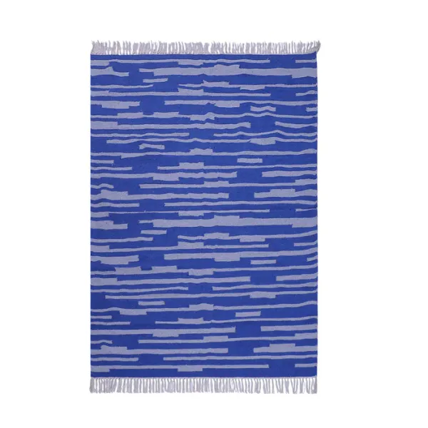 Blue_Serene_Meadow_Stripe_Print_Cotton_Rug