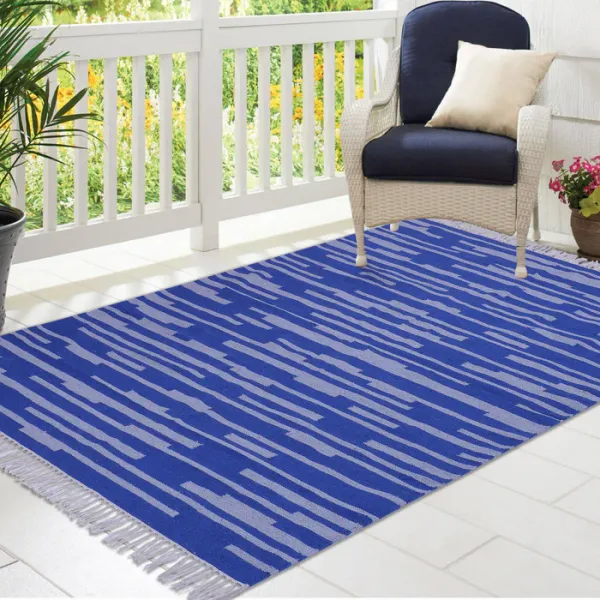 Blue_Serene_Meadow_Stripe_Print_Cotton_Rug