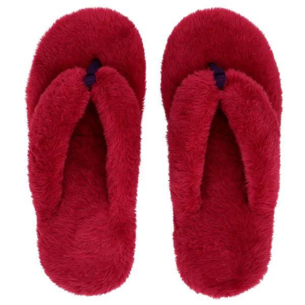 Maroon_Rubber_Flip_Flop_For_Women