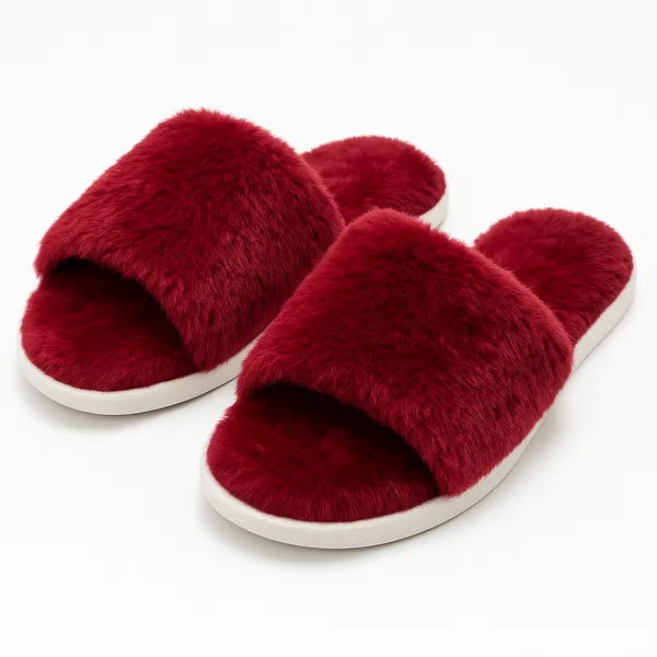 Maroon_Rubber_Flip_Flop_For_Women