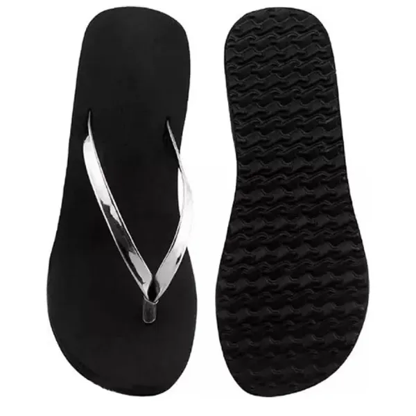 Silver_Rubber_Flip_Flop_For_Women
