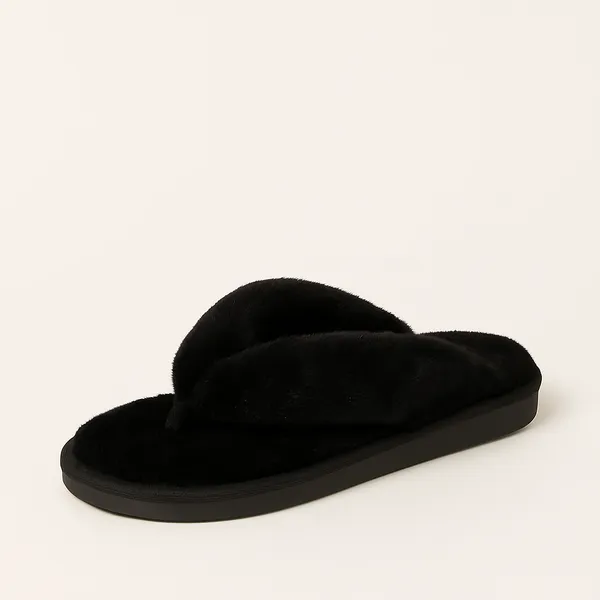 Black_Rubber_Flip_Flop_For_Women